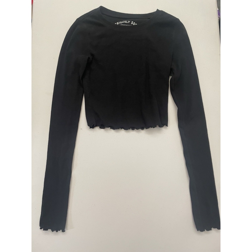 Aeropostale Long sleeve women's shirt (xs) Black